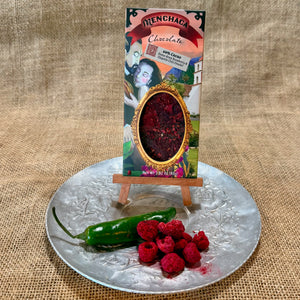 Raspberries and Chipotle Chili Dark Bar